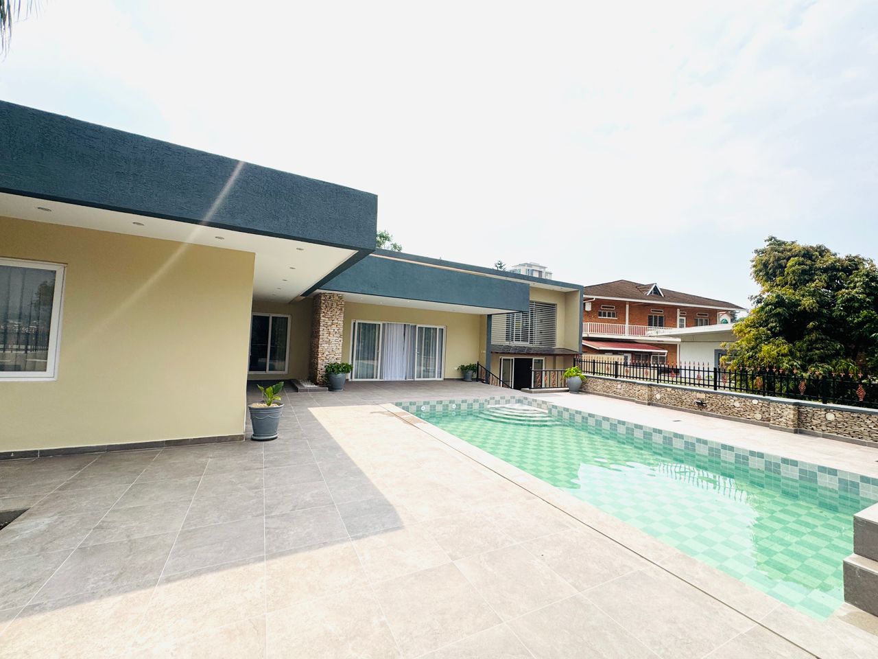 Elegant 4-Bedroom Pool Villa for Rent in Kacyiru | Steps from Kigali Golf Course